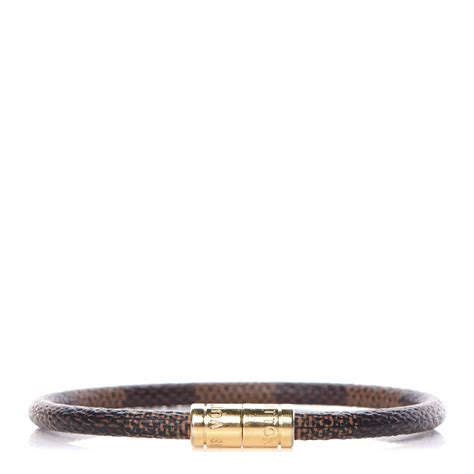 louis vuitton keep it double leather bracelet|lv damier bracelet.